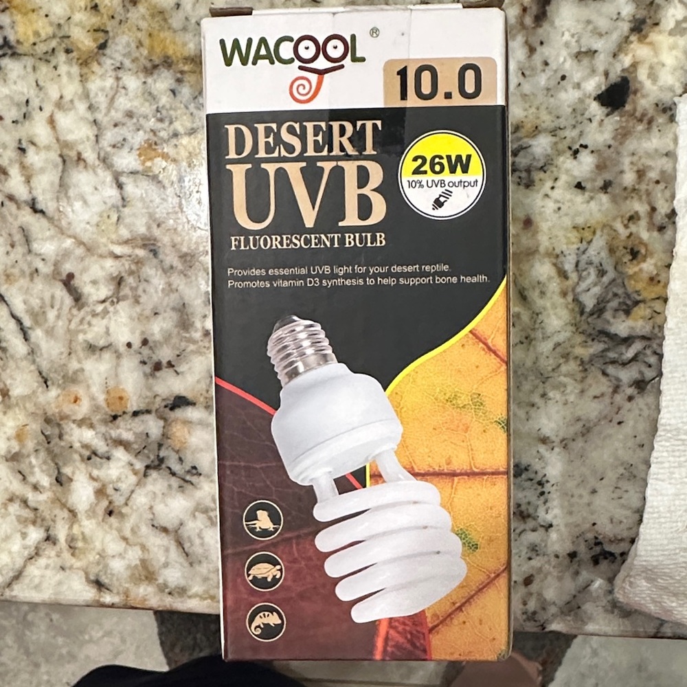 Desert UVB Fluorescent Bulb - White